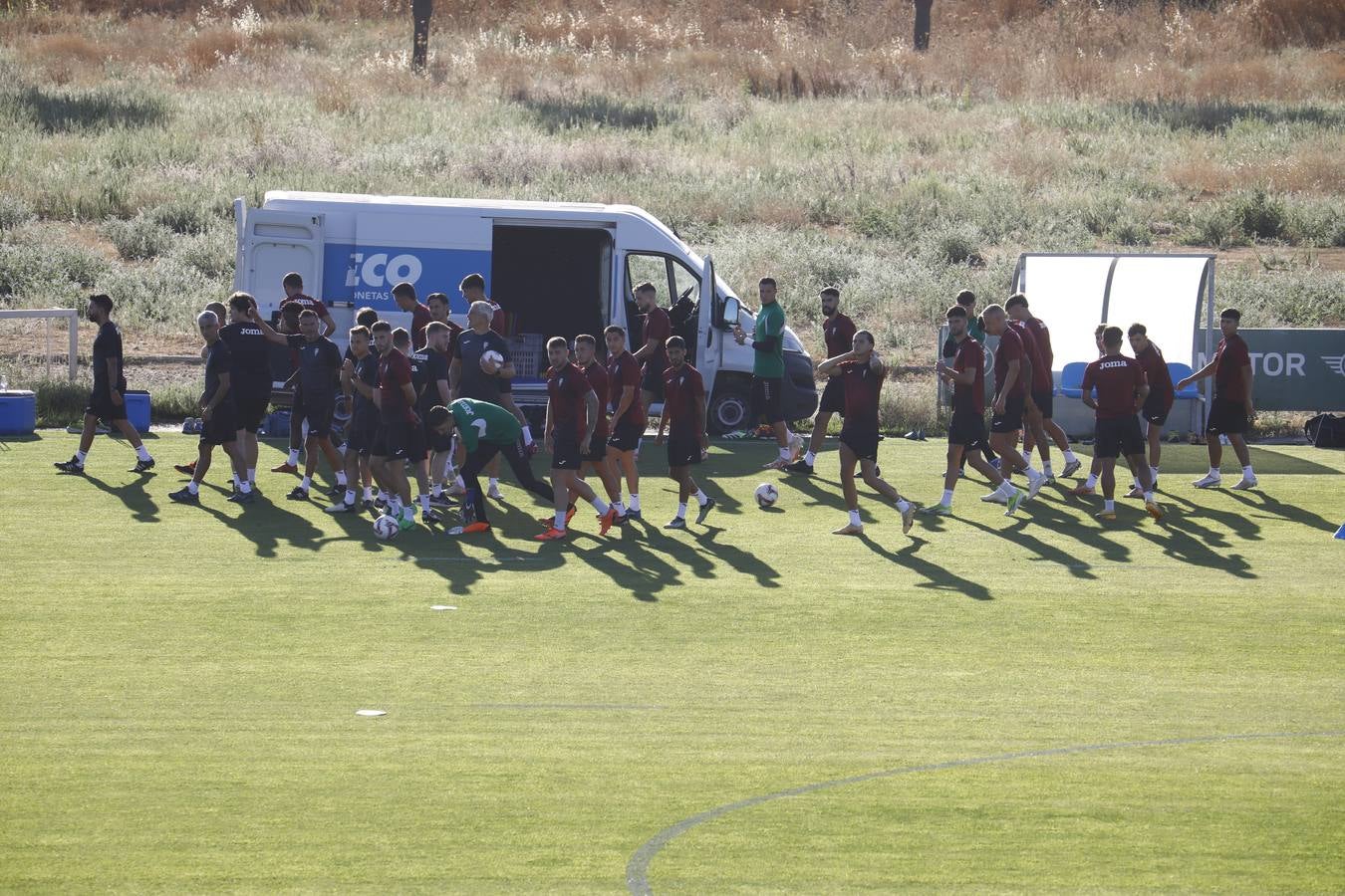 Las mejores imágenes del primer entrenamiento de pretemporada del Córdoba CF