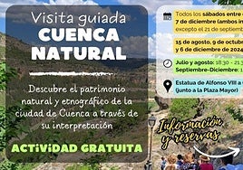 Este sábado empiezan las rutas guiadas 'Cuenca Natural' por los senderos del Júcar y el Huécar