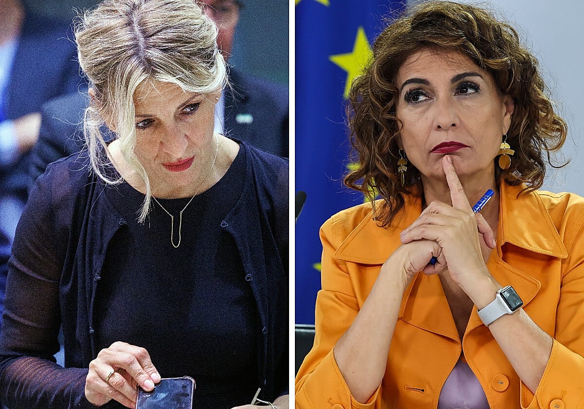 Yolanda Díaz y María Jesús Montero