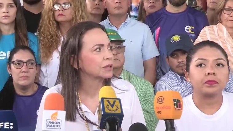 María Corina Machado: "El régimen sabe que esto es un deslave en sus filas"