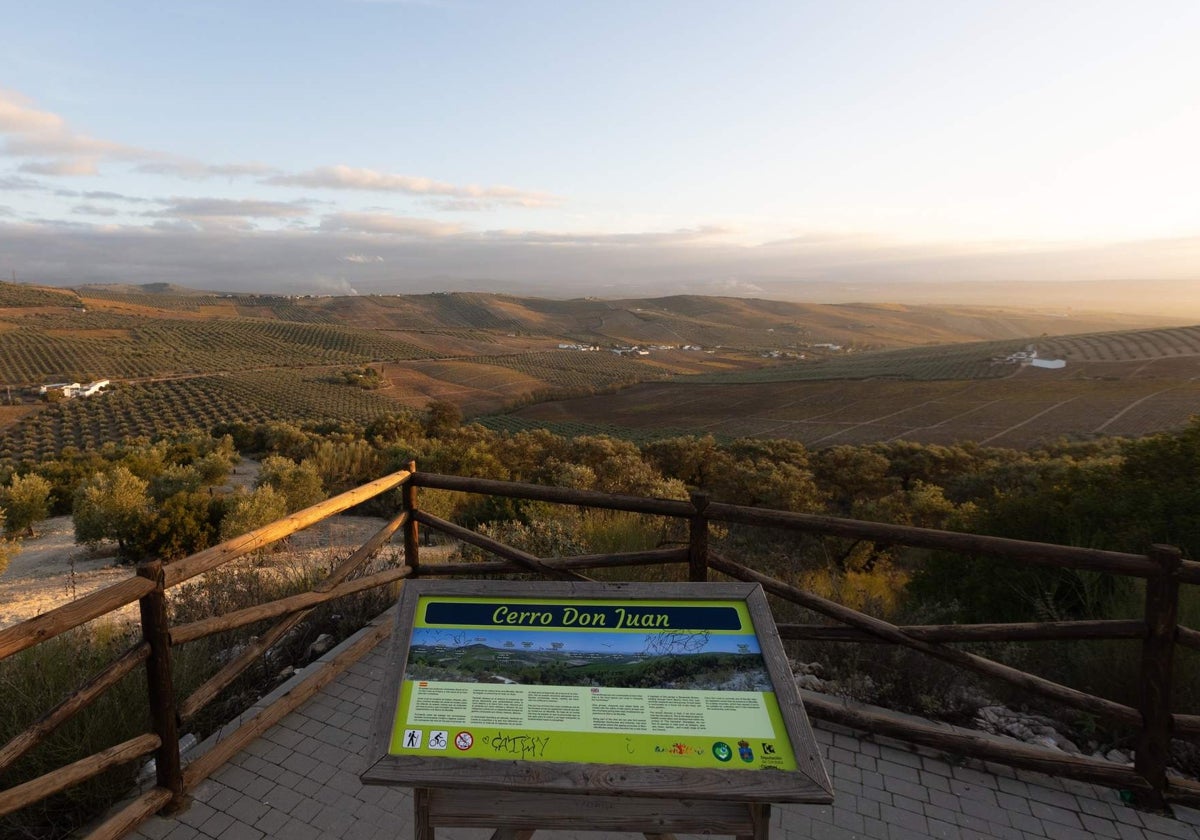 Nuevo mirador del Cerro de Don Juan en Montilla