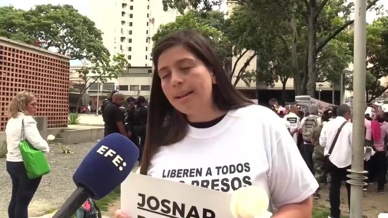 Familiares de "presos políticos" venezolanos denuncian "condiciones inhumanas" en cárceles
