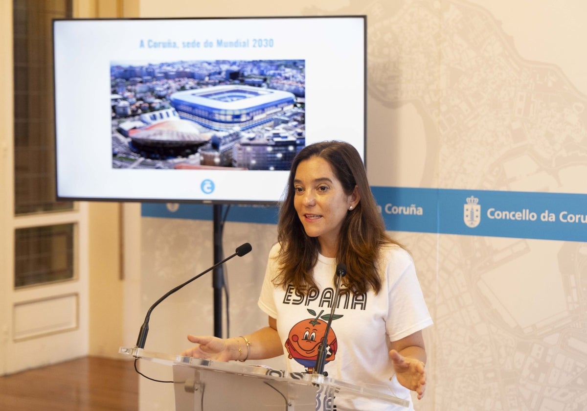 Inés Rey, este sábado en el Palacio de María Pita