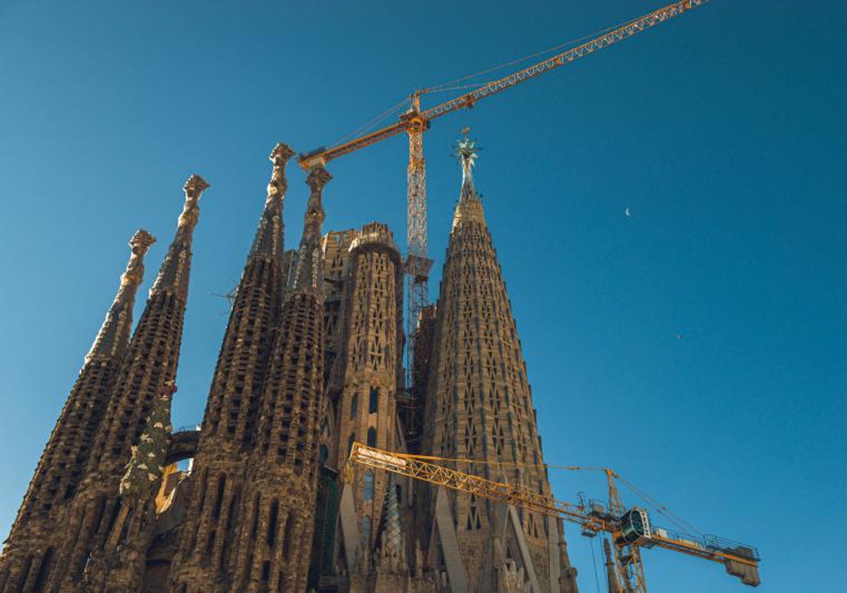 La catedral 'Sagrada Familia' de Barcelona