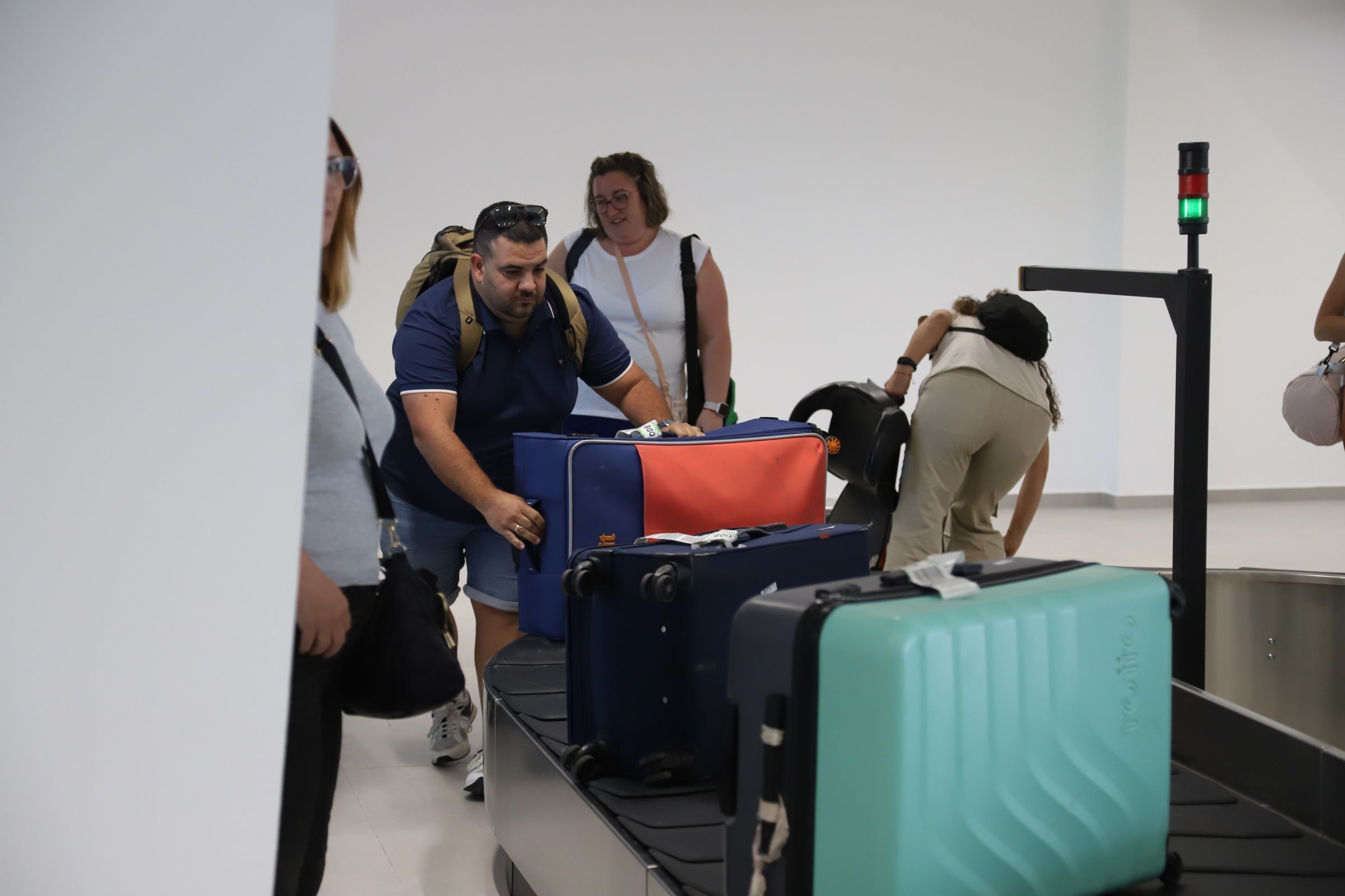 El estreno del vuelo entre Córdoba y Gran Canaria, en imágenes