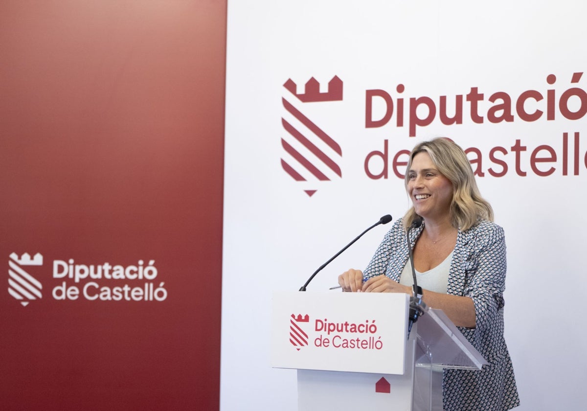 Imagen de la presidenta de la Diputación de Castellón, Marta Barrachina