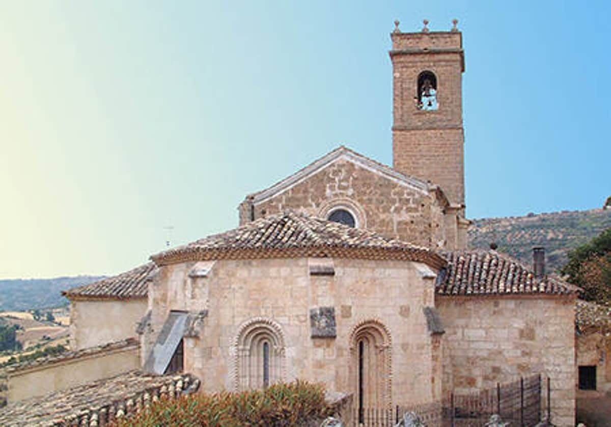 La iglesia de Santa María de la Peña, en Brihuega