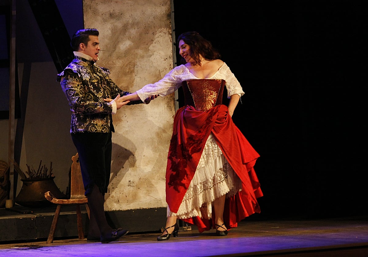 Uno de los pasajes de la ópera de Verdi representada este martes en Priego de Córdoba