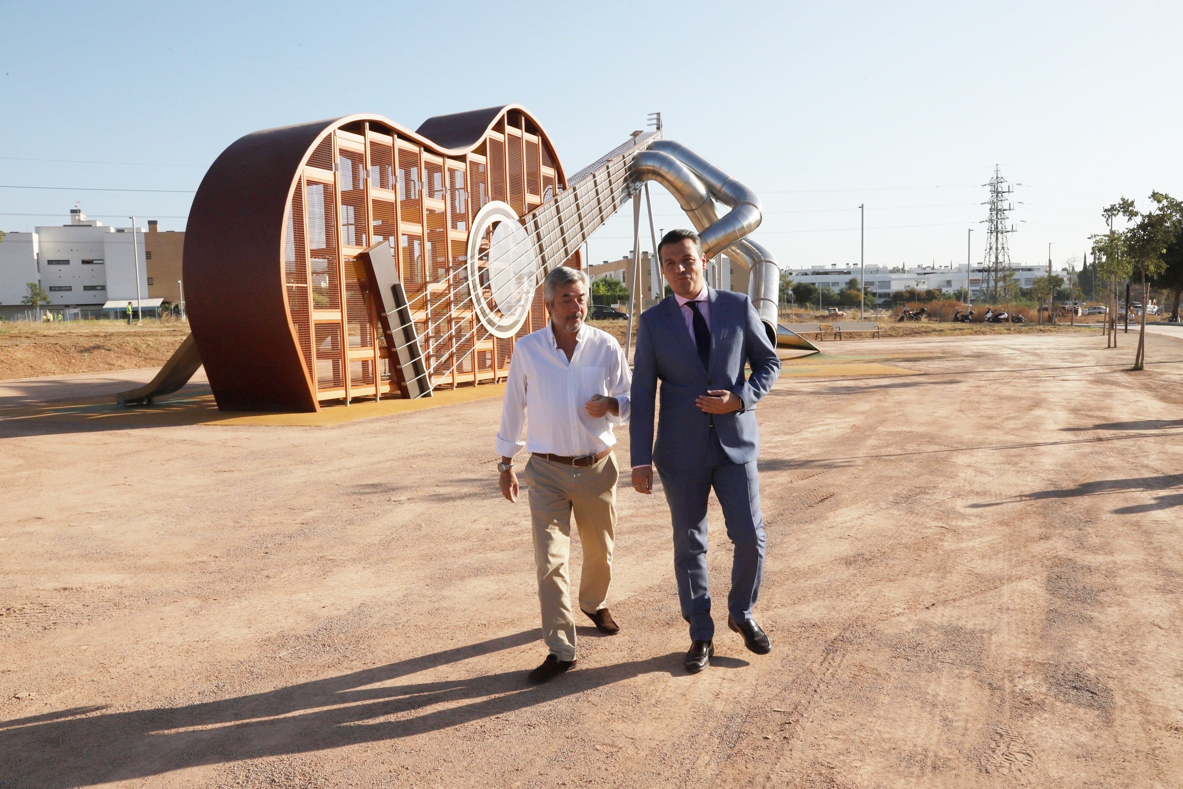 El estreno de otra parte del Parque del Flamenco de Córdoba, en imágenes