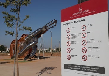 El estreno de otra parte del Parque del Flamenco de Córdoba, en imágenes