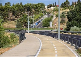 Terminan las obras del itinerario peatonal y carril bici entre avenida de Madrid y Salto del Caballo