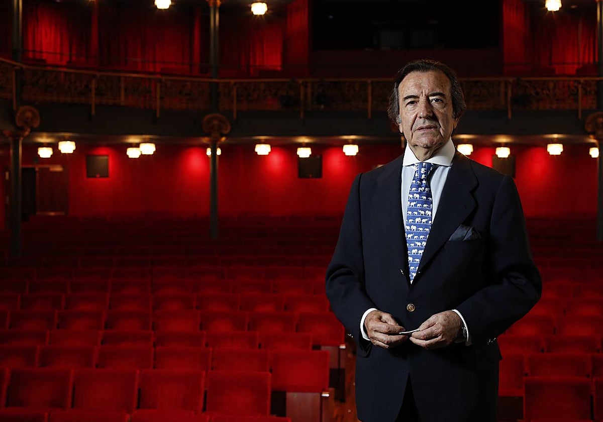 Enrique Cornejo en el Teatro Zorrilla de Valladolid, en una imagen de archivo
