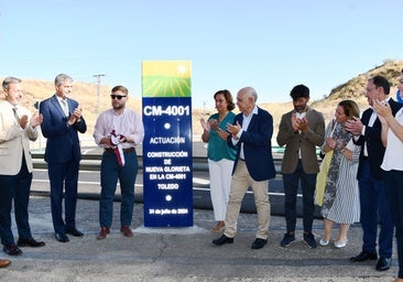 Toledo pone el broche final a la rotonda de acceso a la RSA San José para «garantizar la seguridad vial»