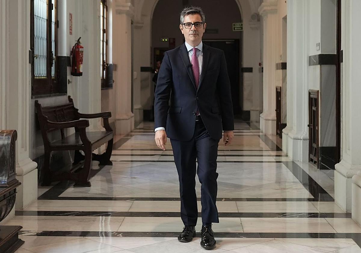 Félix Bolaños, ministro de Justicia, Presidencia y Relaciones con las Cortes // Vídeo: Sánchez ensalza el «magnífico» preacuerdo con ERC