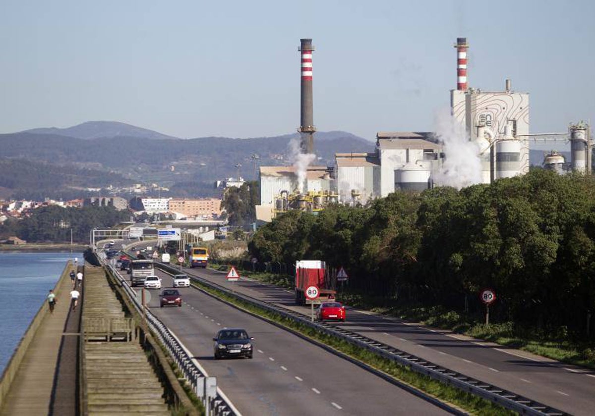 La biofábrica de Ence en Pontevedra en una imagen de archivo