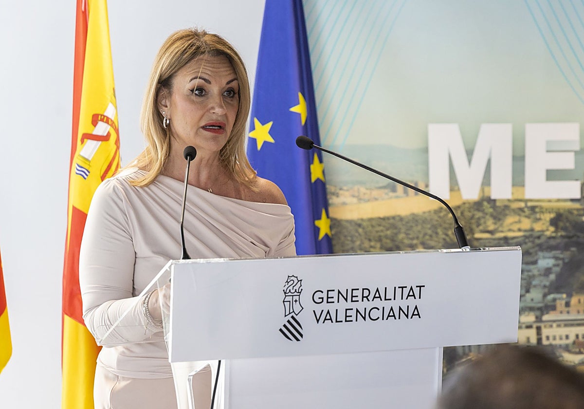 Imagen de la consellera Nuria Montes