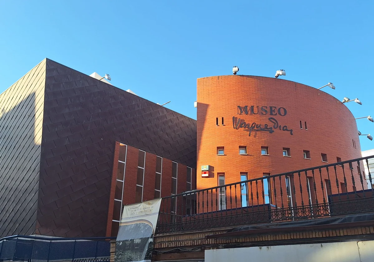 Edificio del museo de Arte Contemporáneo Vázquez Díaz, en la localidad onubense de Nerva