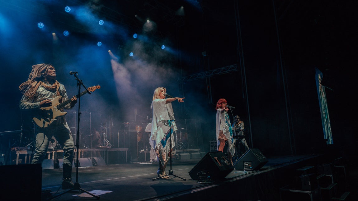 Espectáculo de 'Arrival From Sweden', Tributo a ABBA, en la X edición de Tío Pepe Festival