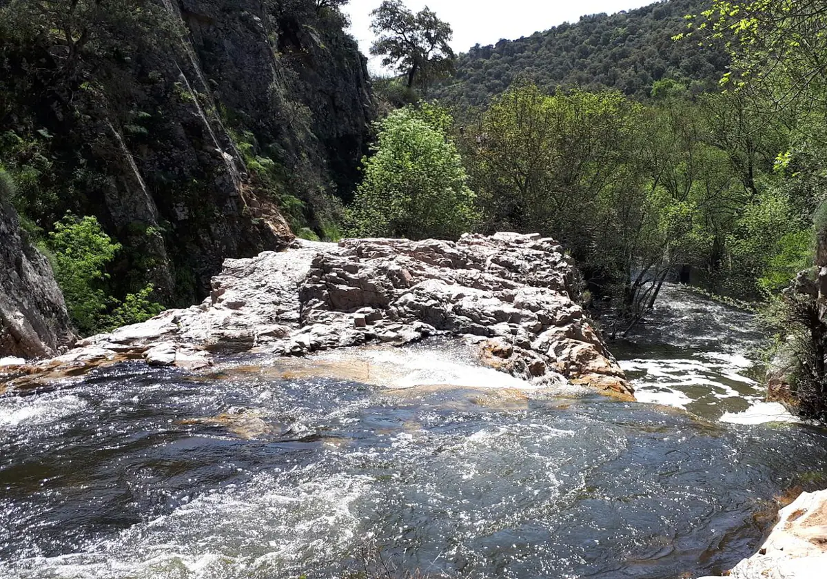 Vista de las Cascadas del Hervidero