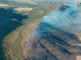 Extinguido el incendio forestal declarado el viernes en Tobarra