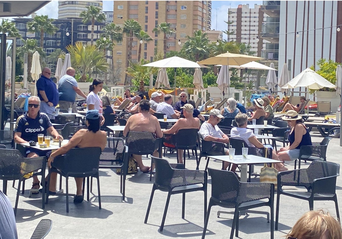 Imagen de la terraza de un bar ajena a esta noticia