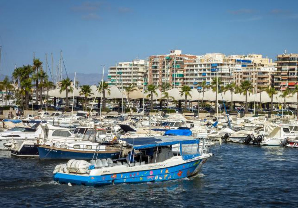 Imagen del puerto de Santa Pola