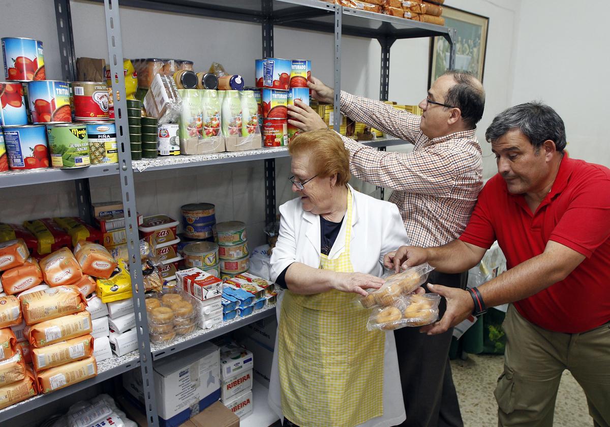 Imagen del comedor social de Trintarios