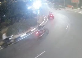 Alerta policial en Valencia por «enjambres» de motoristas que circulan a gran velocidad y en sentido contrario