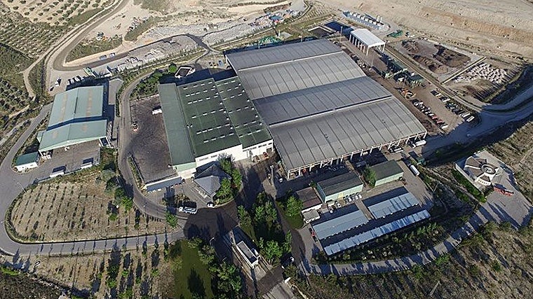 Vista área de Ecocentral Granada