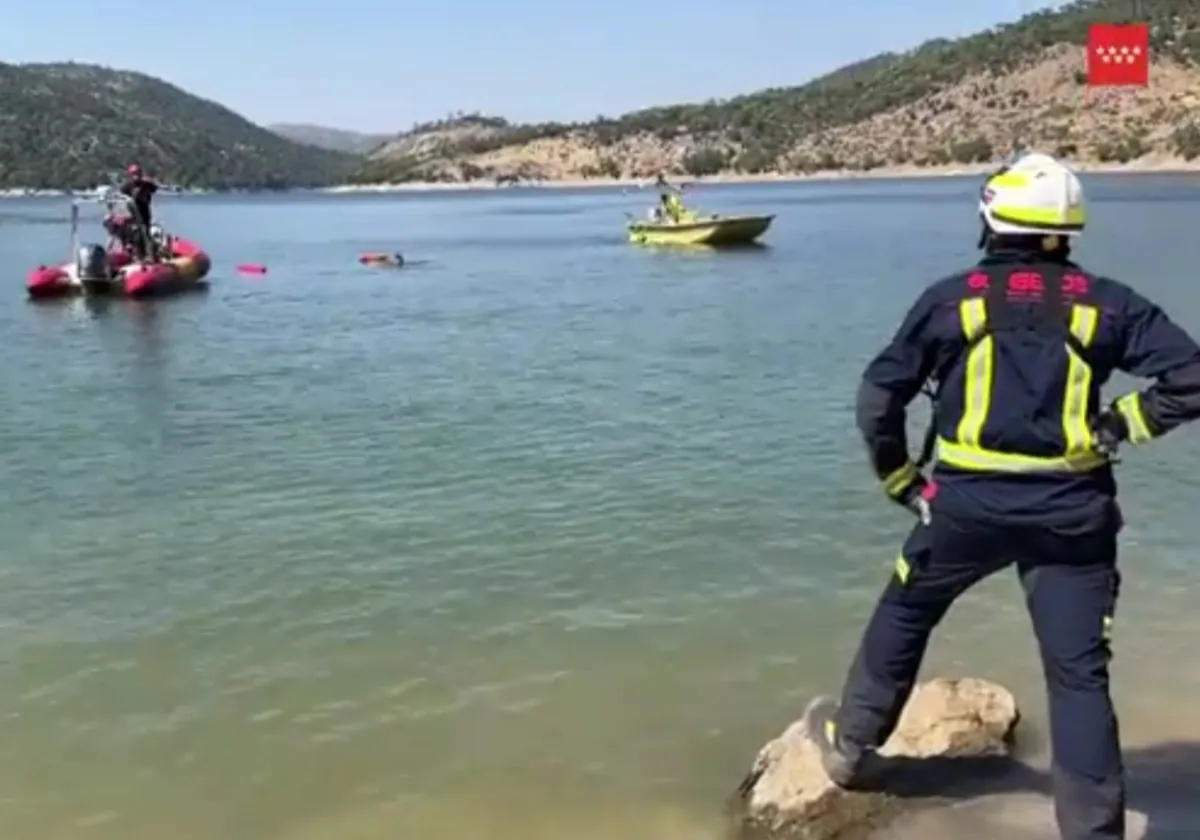 Labores de búsqueda en el pantano de San Juan por el hombre desaparecido