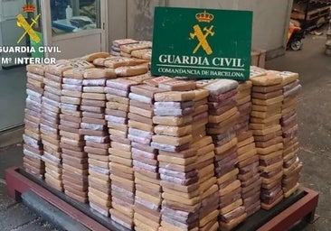La Guardia Civil incauta casi 1.700 kilos de cocaína en el puerto de Barcelona