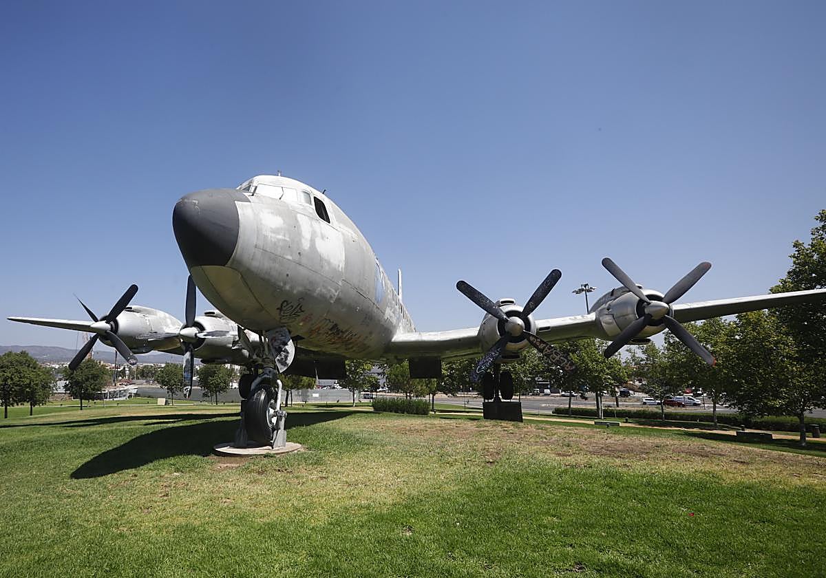 Imagen del avión cultural en el Balcón del Guadalquivir