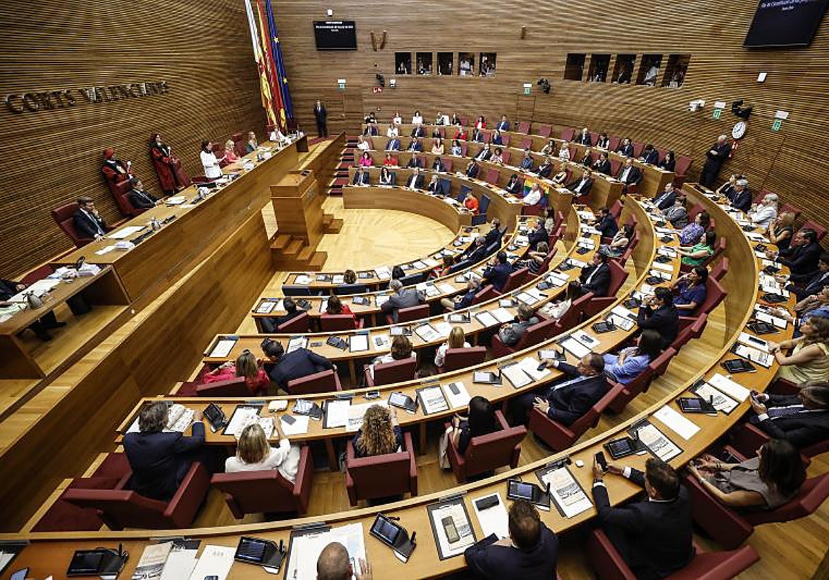 Imagen de archivo de las Cortes Valencianas