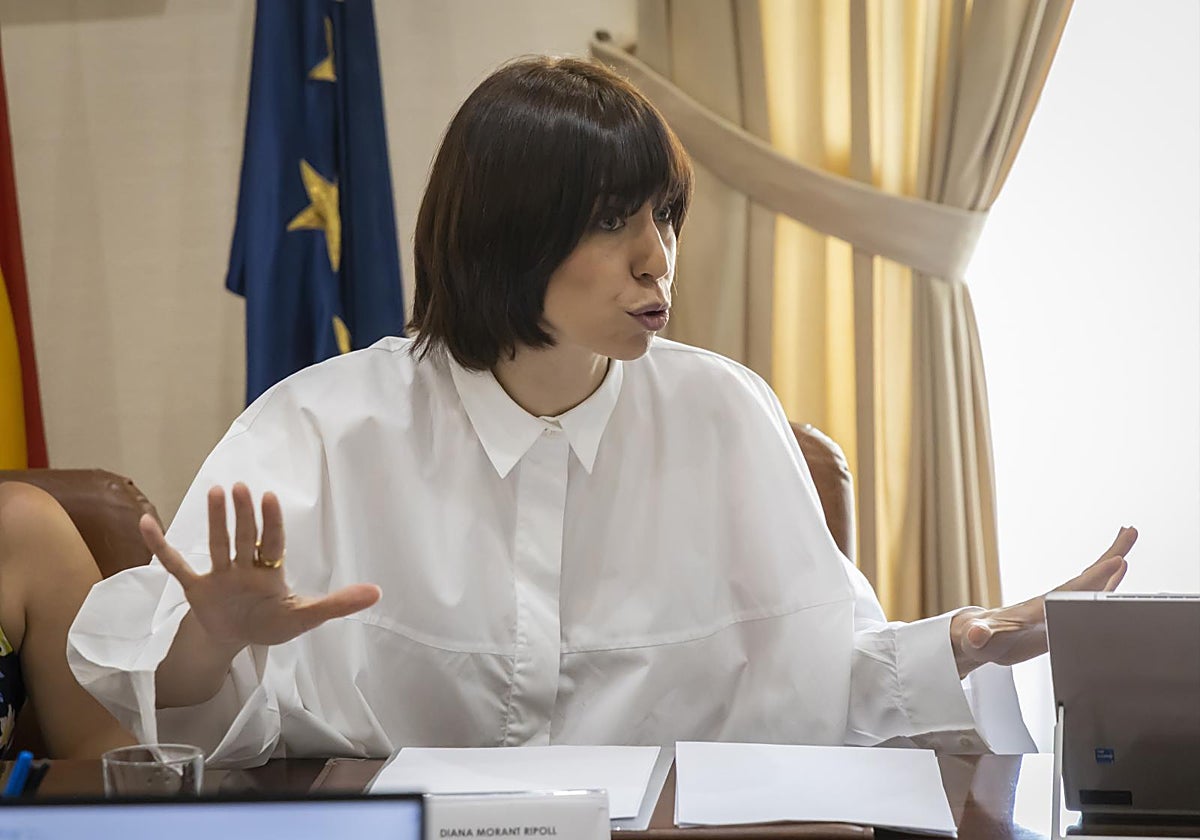 Imagen de archivo de la ministra de Ciencias, Innovación y Universidades y secretaria general del PSV-PSOE, Diana Morant