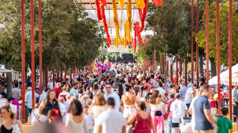 Ambiente en la Feria de Lucena