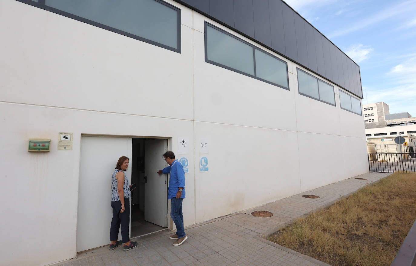 Fotos: así combate el Hospital Reina Sofía de Córdoba el calor