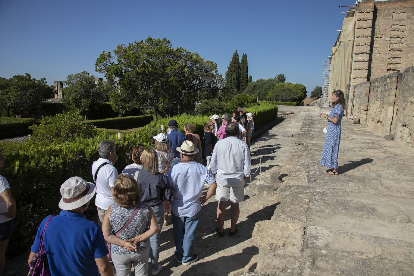 Fotos: la visita al imponente Salón Rico de Medina Azahara