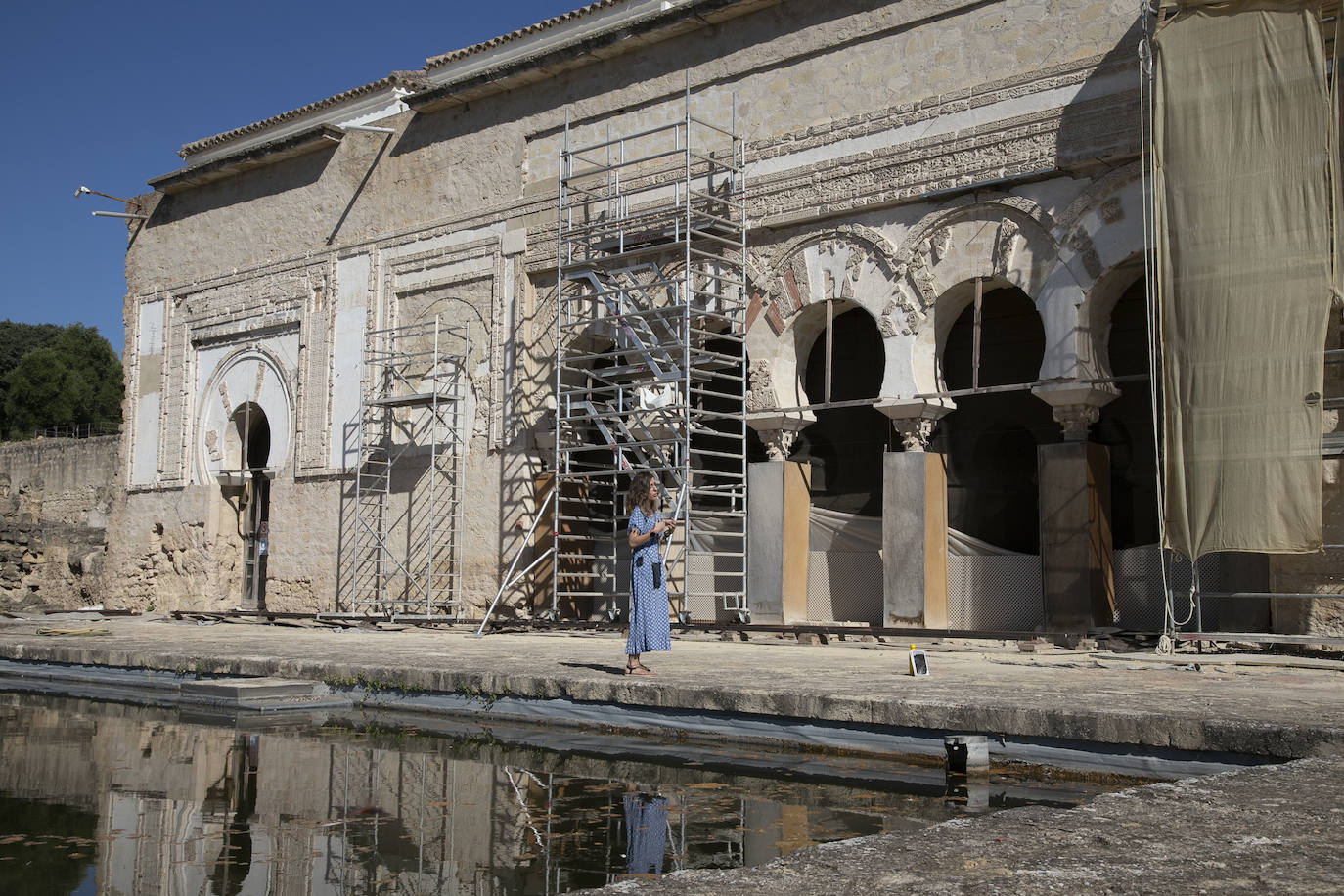 Fotos: la visita al imponente Salón Rico de Medina Azahara