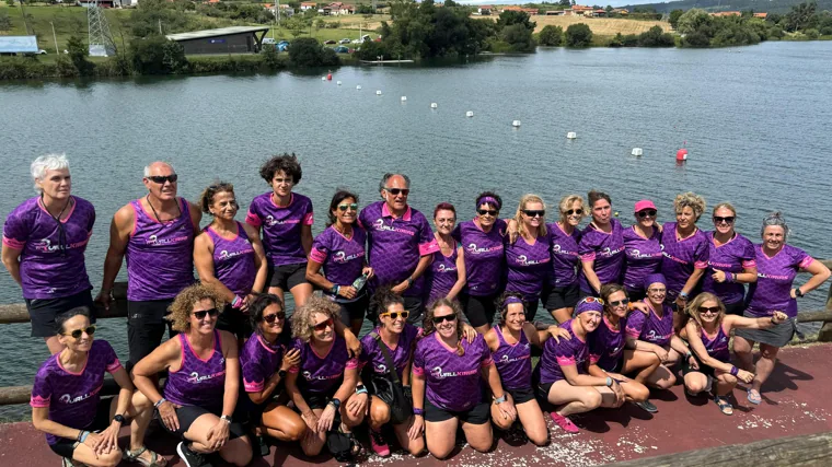 Doble podio con oro y plata para las Vallkirias Pisuerga en el Campeonato de España de Barco Dragón