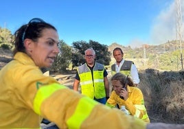 El incendio de Andújar, en fase de emergencia al caber riesgo para las personas y bienes