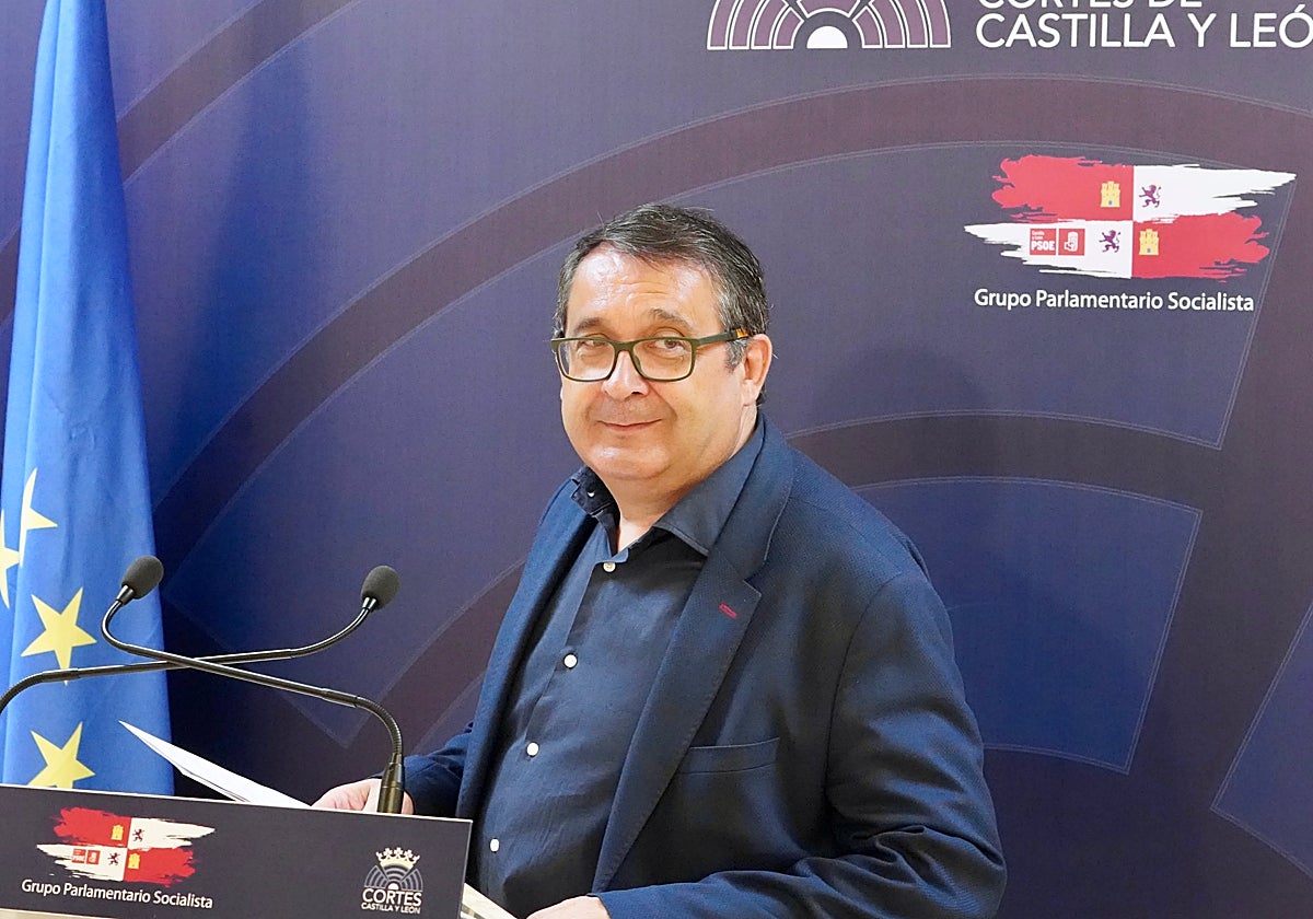 El ya exprocurador del Grupo Parlamentario Socialista en las Cortes de Castilla y León Juan Luis Cepa, en una imagen de archivo