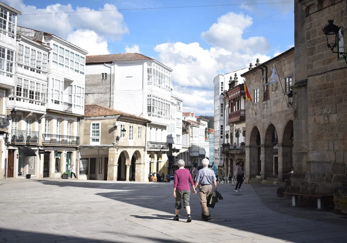 Imagen de archivo del casco antiguo de Betanzos (La Coruña)