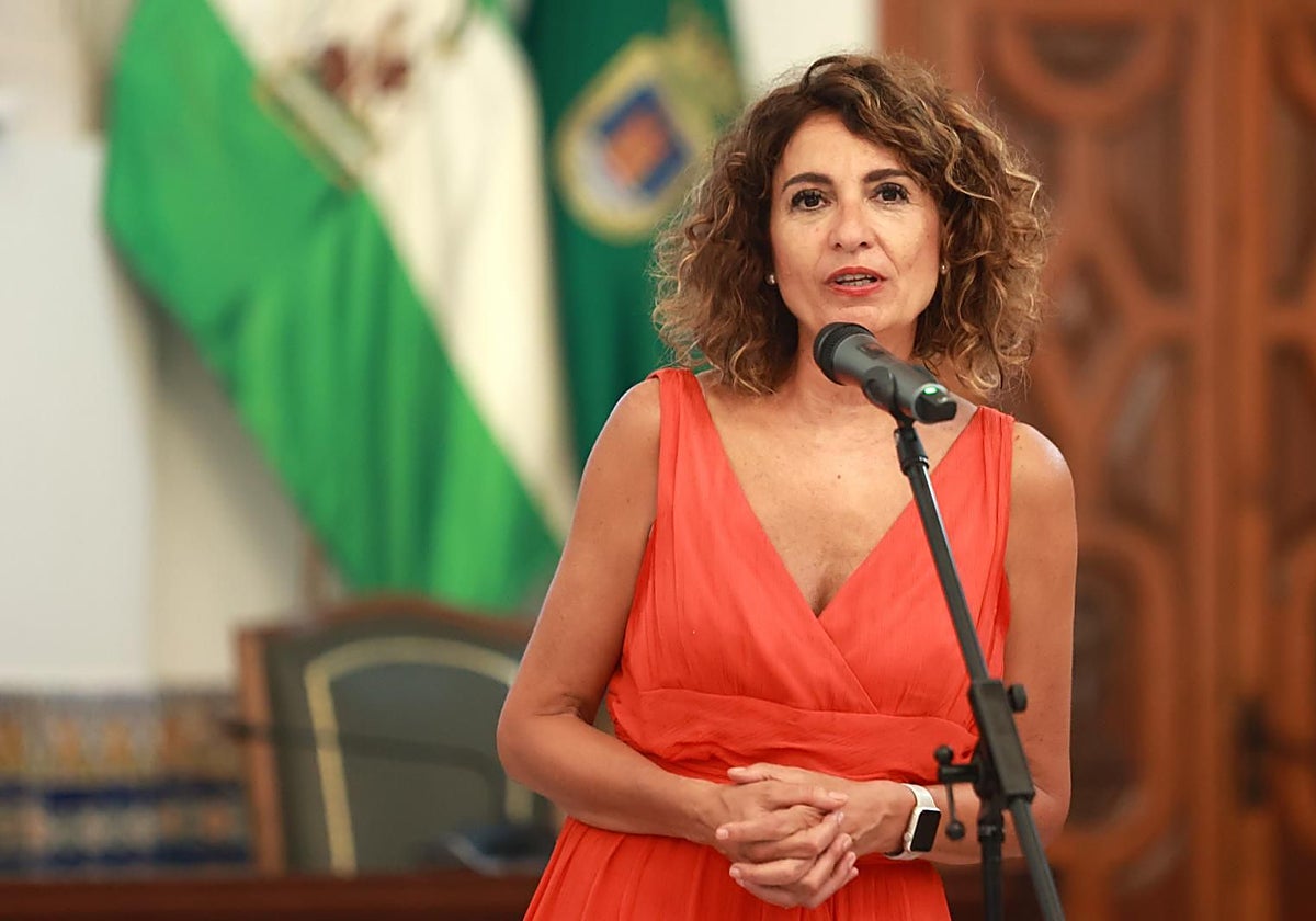 María Jesús Montero en Rota