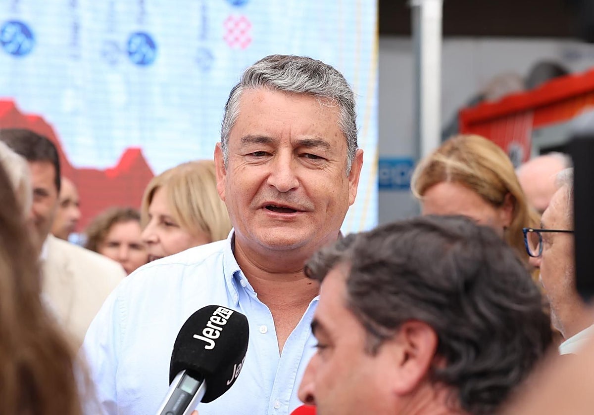 Antonio Sanz, en Jerez