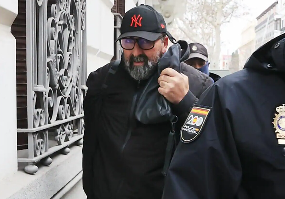 Koldo García, tras su puesta en libertad en la Audiencia Nacional