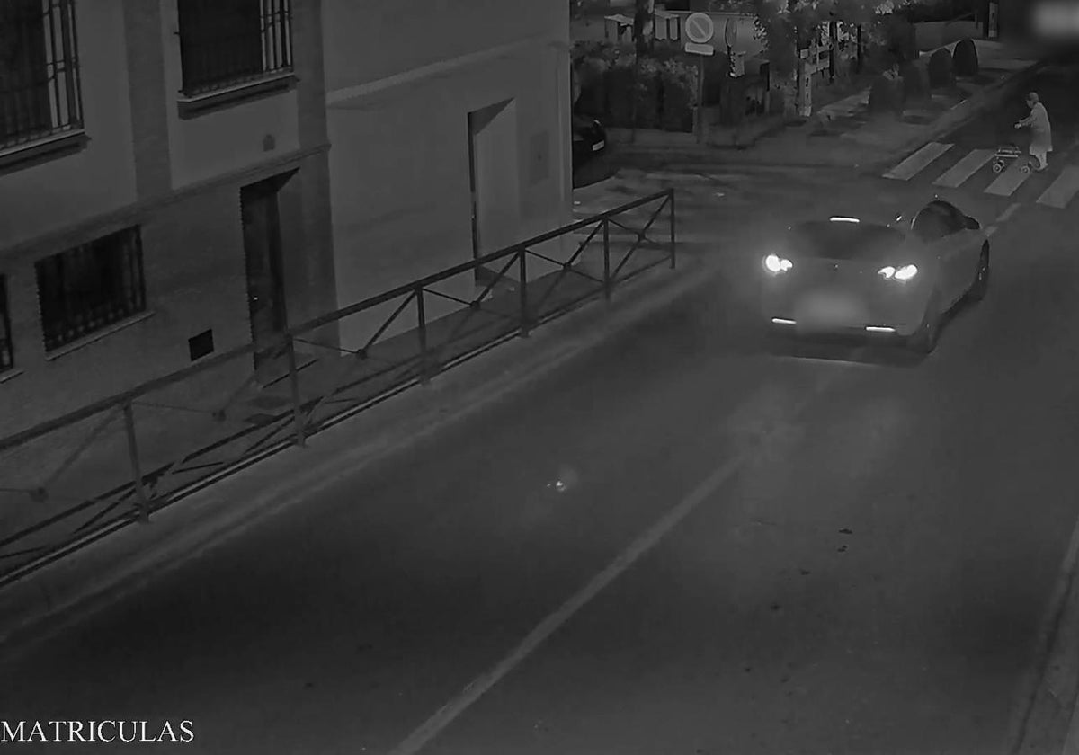 Imagen captada por las cámaras de seguridad