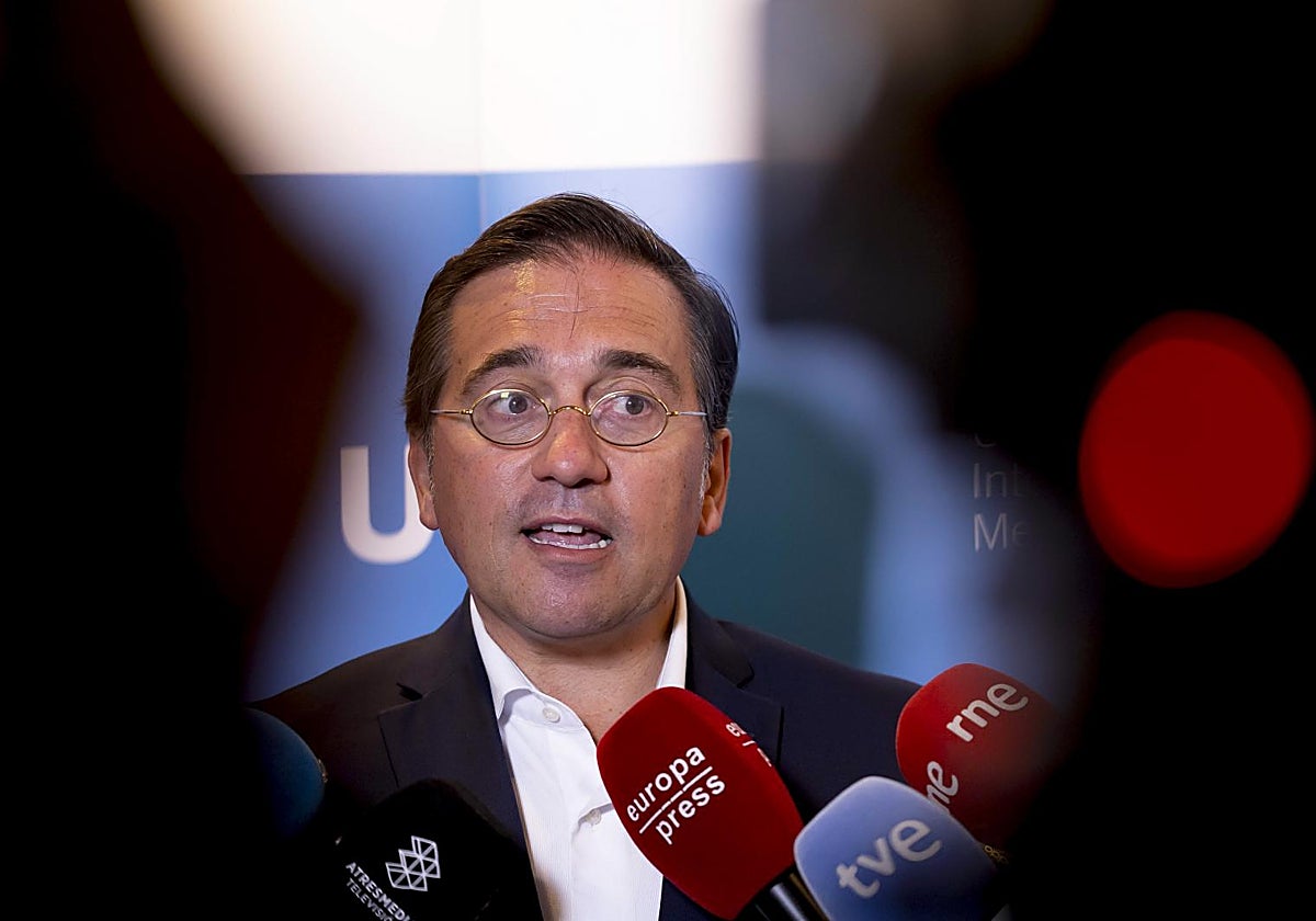 El ministro de Exteriores, José Manuel Albares