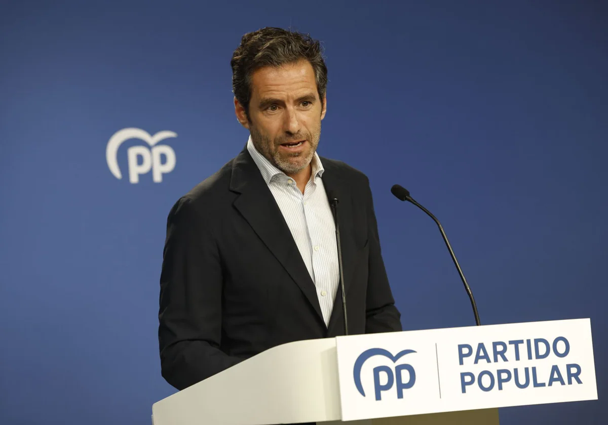 El portavoz del PP, Borja Sémper