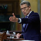 Feijóo acusa a Sánchez de provocar un efecto llamada en su gira por África