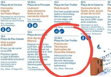 Los sindicatos de Mossos y el PP se querellan contra el Ayuntamiento de Granollers por el taller de «guerrilla urbana»